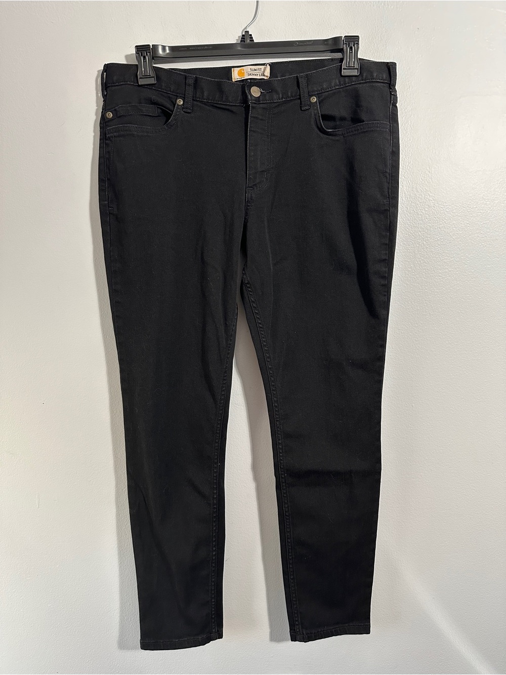 Carhartt Black Slim Fit Skinny Leg Jeans 16 regular